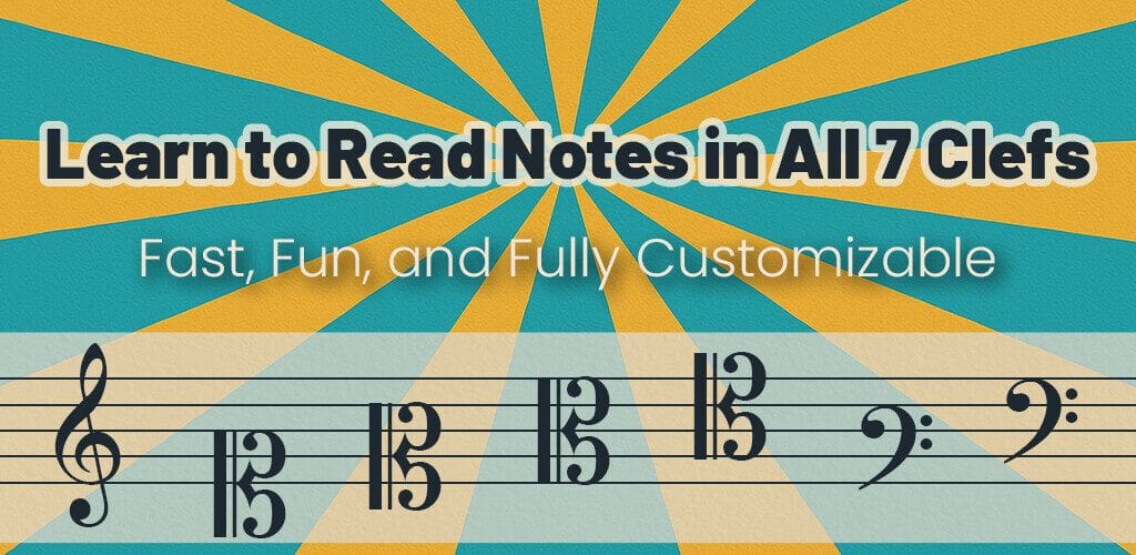 SightSingy Notes – Note Reading App for All 7 Clefs